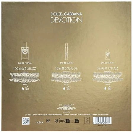 Dolce & Gabbana Devotion (W) 3pc Gift Set