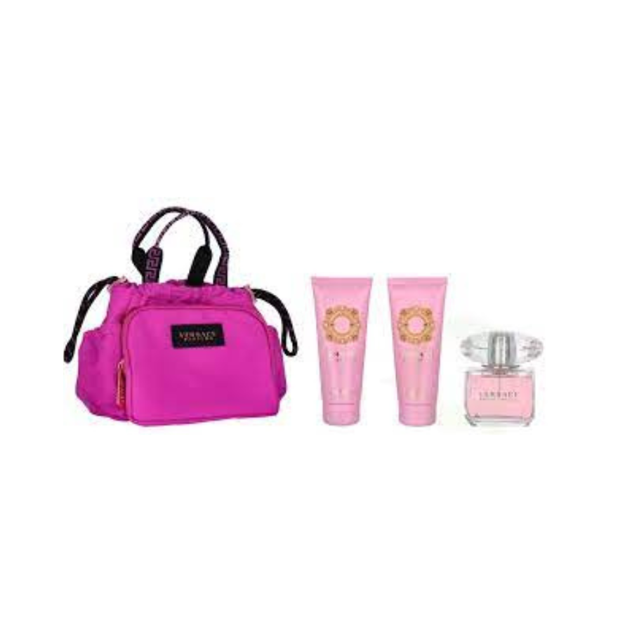 Versace Bright Crystal (W) EDT 4pc Gift Set