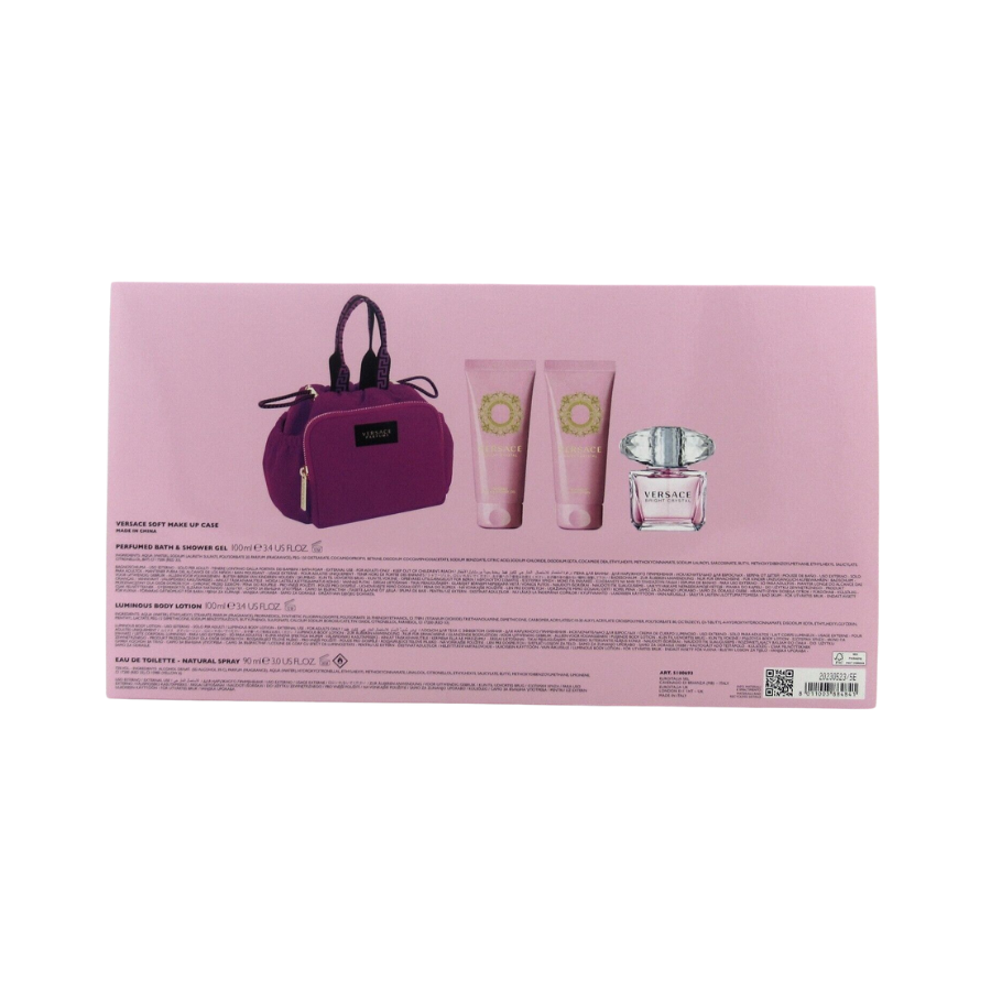 Versace Bright Crystal (W) EDT 4pc Gift Set