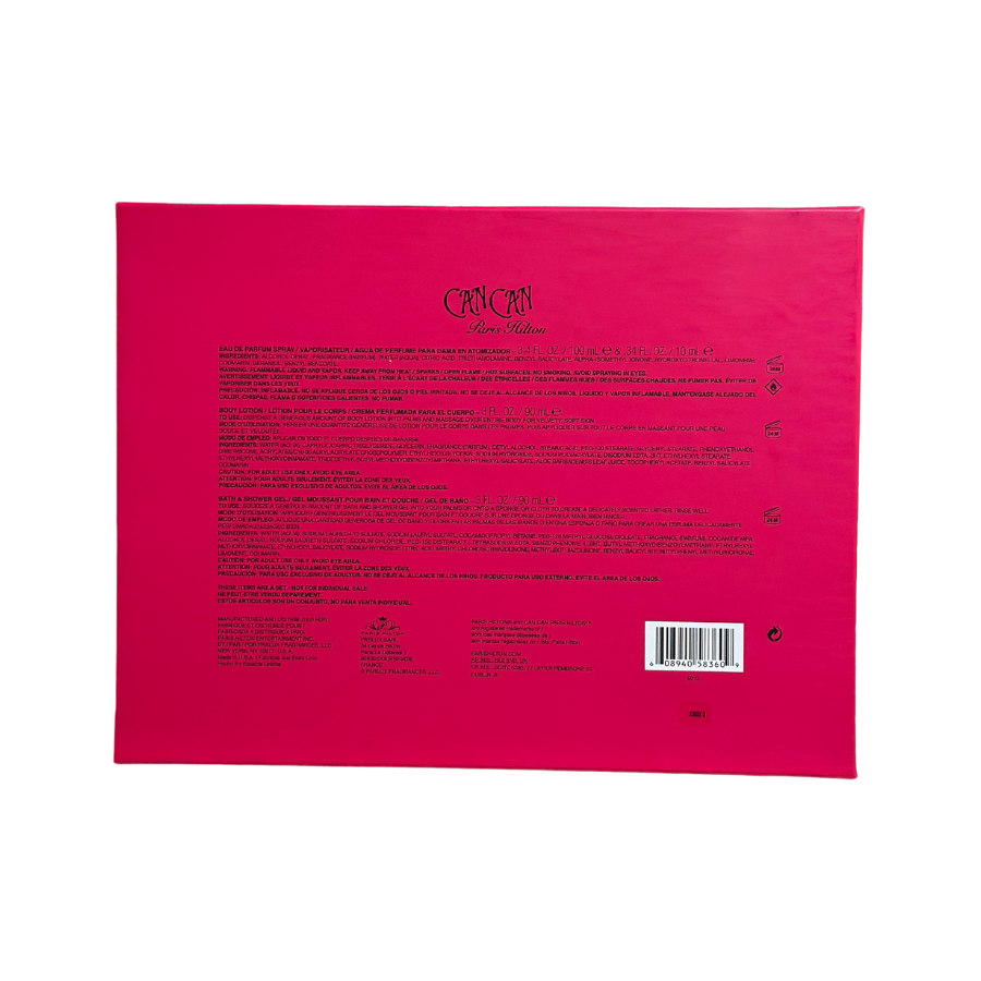 Paris Hilton Can Can (W) EDP 4pc Gift Set