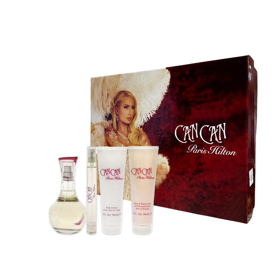 Paris Hilton Can Can (W) EDP 4pc Gift Set