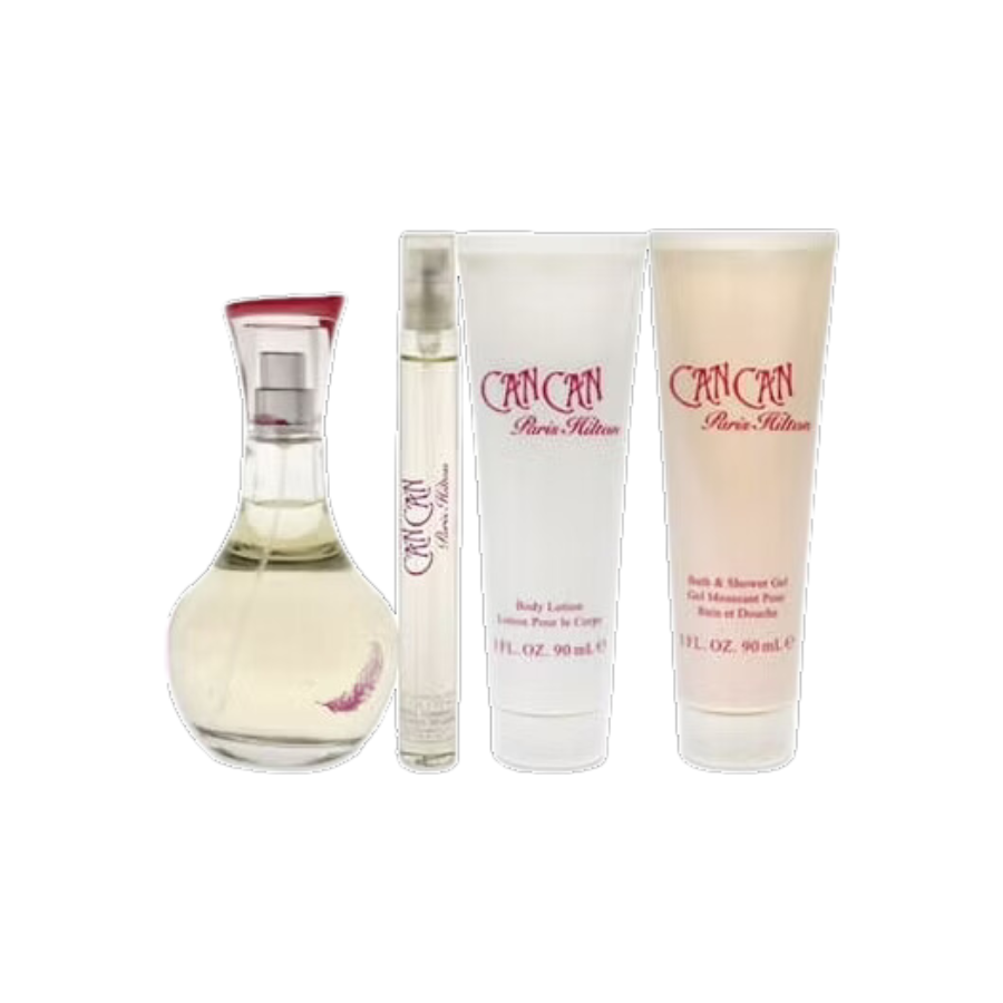 Paris Hilton Can Can (W) EDP 4pc Gift Set