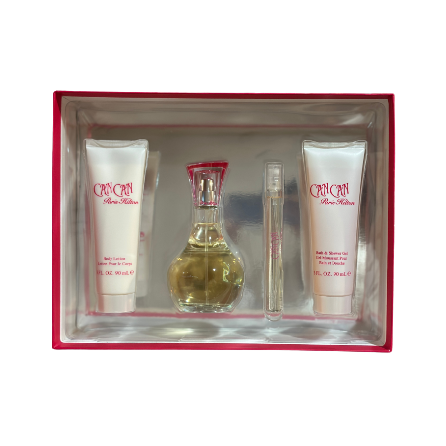 Paris Hilton Can Can (W) EDP 4pc Gift Set