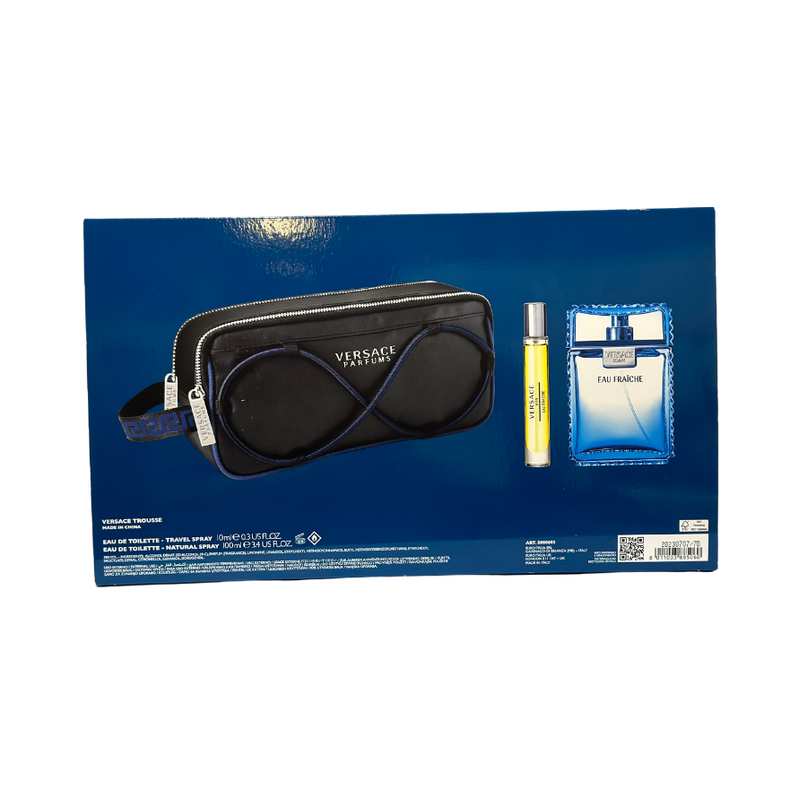 Versace Man Eau Fraiche (M) EDT 3pc Gift Set