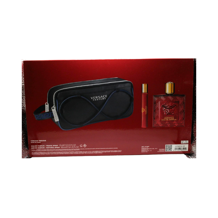 Versace Eros Flame (M) EDP 3pc Gift Set