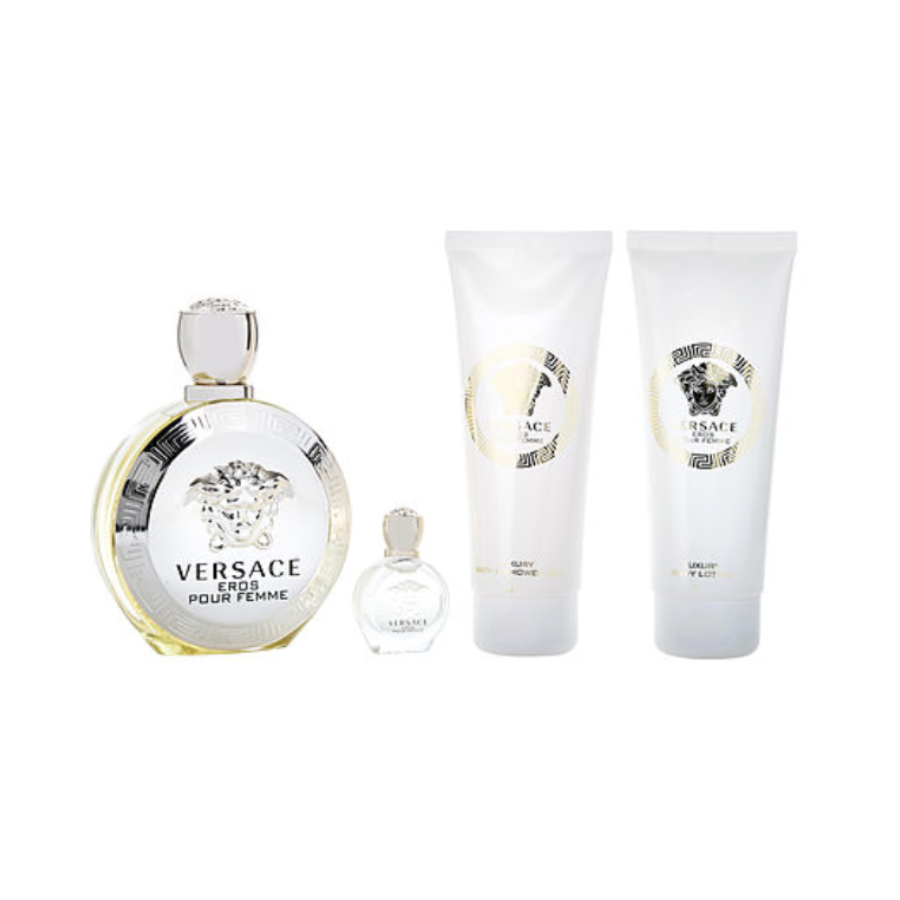 Versace Eros Pour Femme (W) EDP 4pc Gift Set