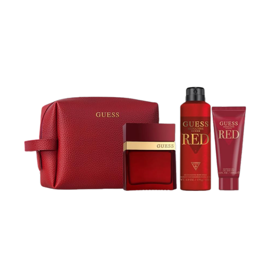 Guess Seductive Homme Red (M) EDT 4pc Gift Set