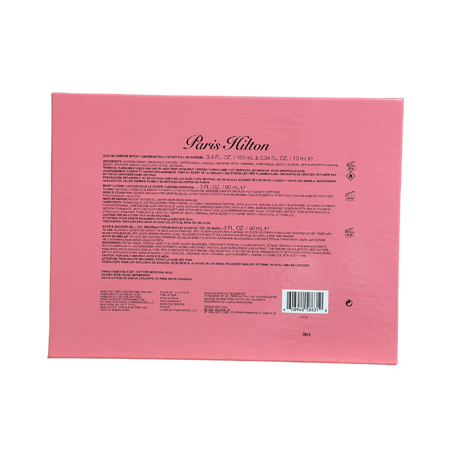 Paris Hilton (W) EDP 4pc Gift Set