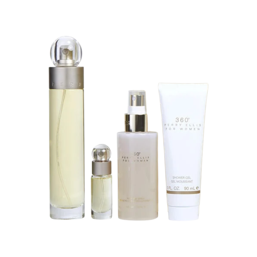 Perry Ellis 360 (W) EDT 4pc Gift Set