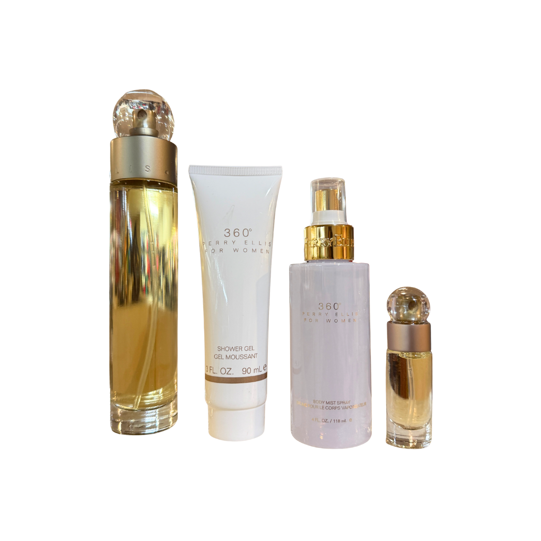 Perry Ellis 360 (W) EDT 4pc Gift Set