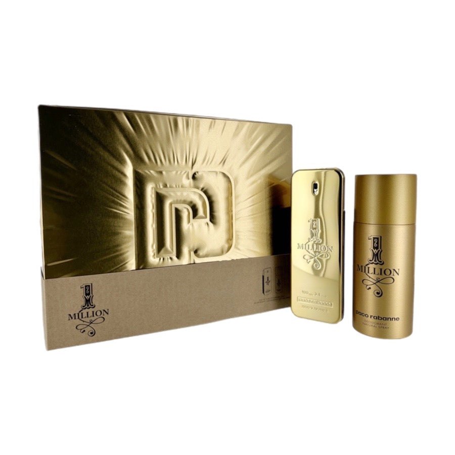 Paco Rabanne 1 Million EDT (M) 2pc Gift Set