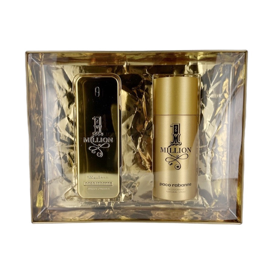 Paco Rabanne 1 Million EDT (M) 2pc Gift Set