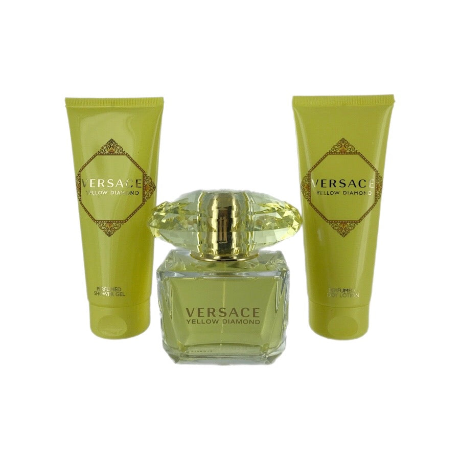 Versace Yellow Diamond (W) EDT 4pc Gift Set