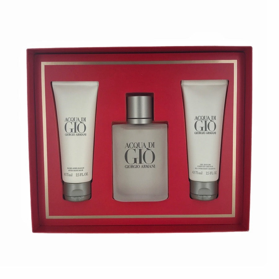 Acqua Di Gio (M) EDT 3pc Gift Set