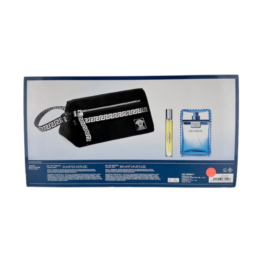 Versace Man Eau Fraiche (M) EDT 3pc Gift Set