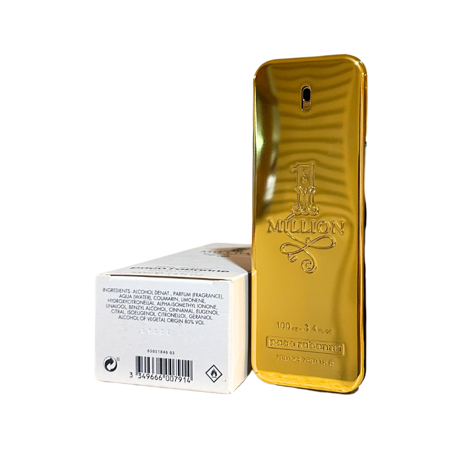 Paco Rabanne 1 Million EDT (M) 3.4oz Tester