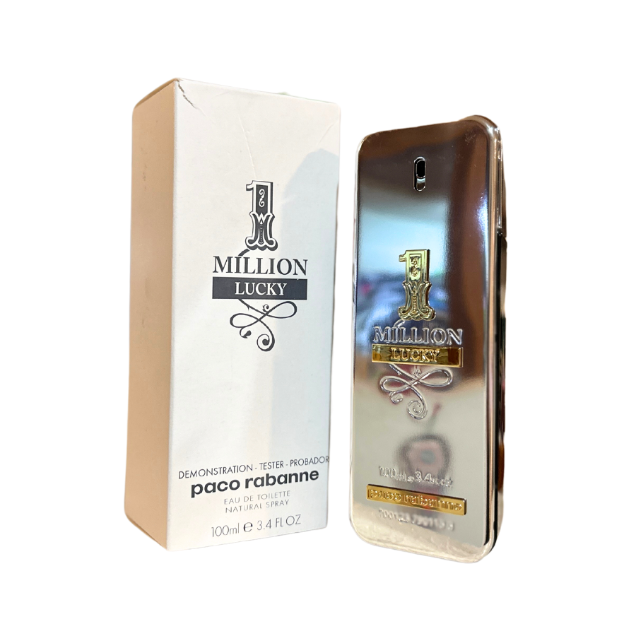 Paco Rabanne 1 Million Lucky EDT (M) 3.4oz Tester