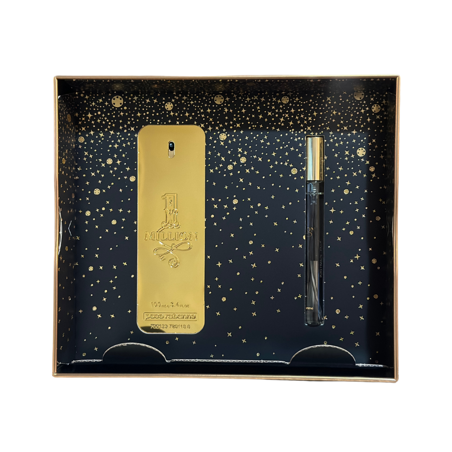 Paco Rabanne 1 Million EDT (M) 2pc Gift Set
