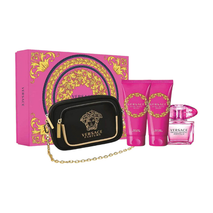 Versace Bright Crystal Absolu EDP (W) 4pc Gift Set