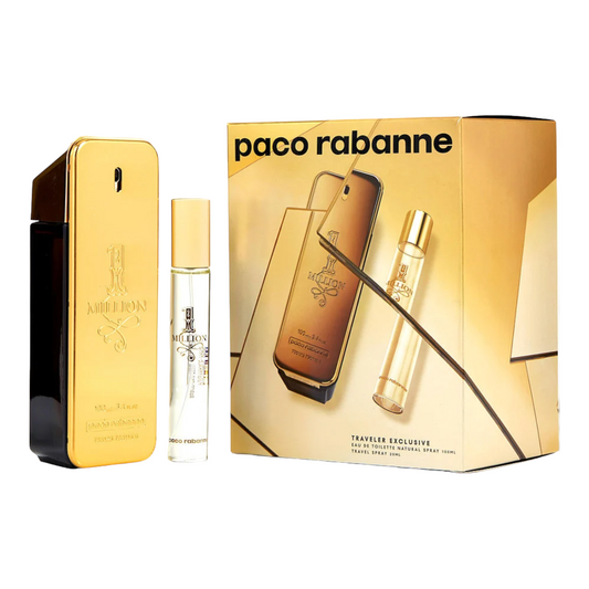 Paco Rabanne 1 Million EDT (M) 2pc Gift Set it