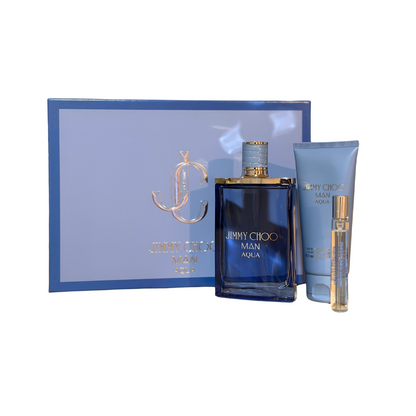 Jimmy Choo Man Aqua (M) EDT 3pc Gift Set