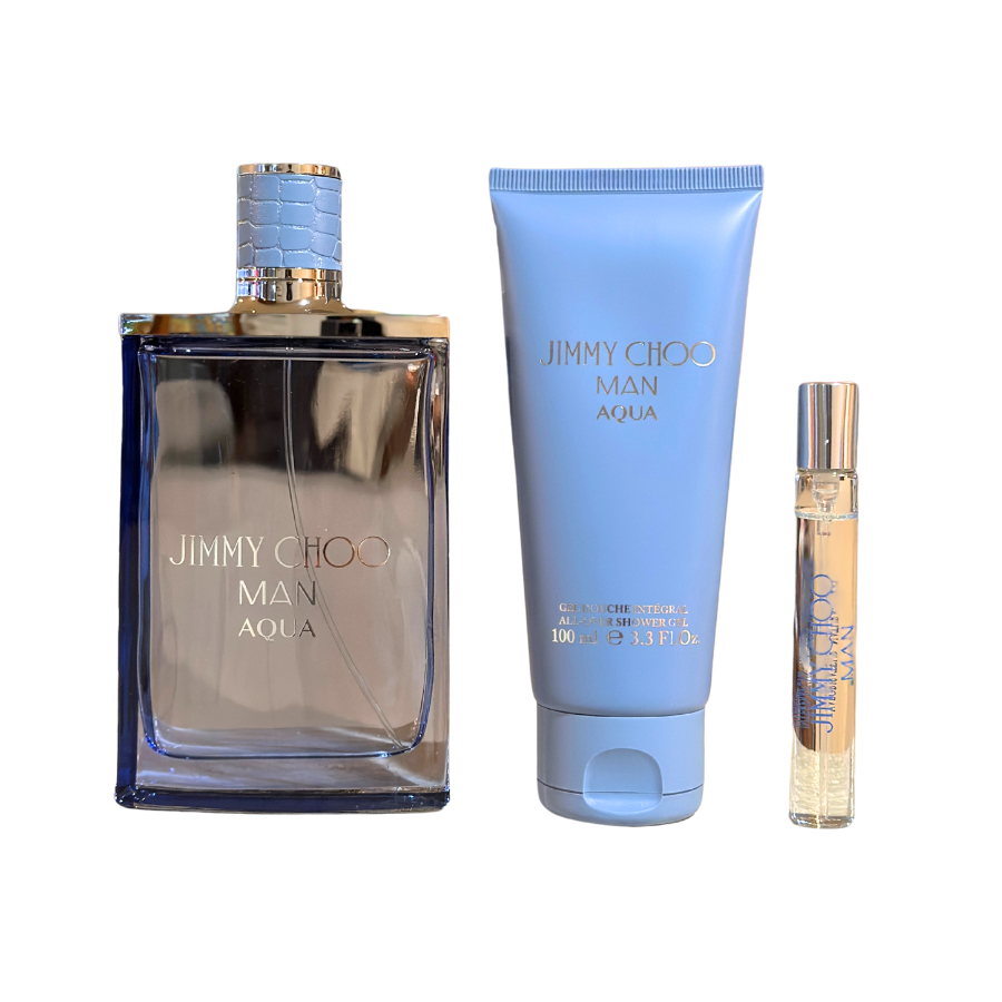 Jimmy Choo Man Aqua (M) EDT 3pc Gift Set