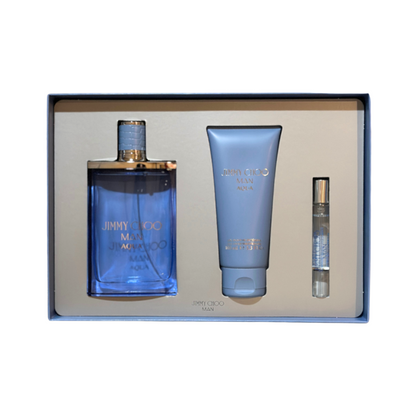 Jimmy Choo Man Aqua (M) EDT 3pc Gift Set