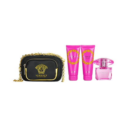 Versace Bright Crystal Absolu (W) EDP 4pc Gift Set