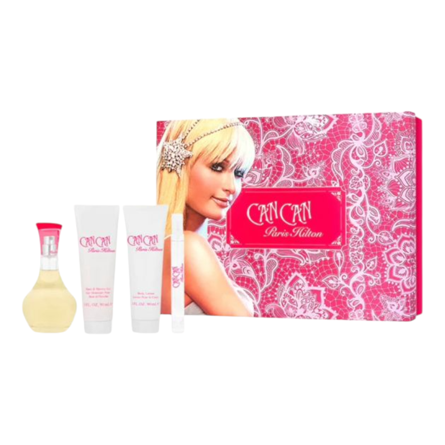 Paris Hilton Can Can EDP (W) 4pc Gift Set