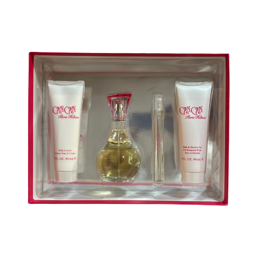 Paris Hilton Can Can EDP (W) 4pc Gift Set