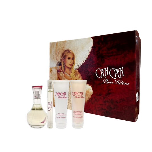 Paris Hilton Can Can EDP (W) 4pc Gift Set