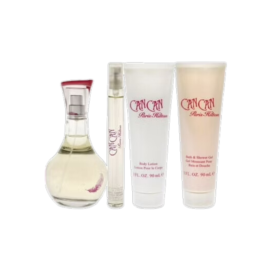 Paris Hilton Can Can EDP (W) 4pc Gift Set