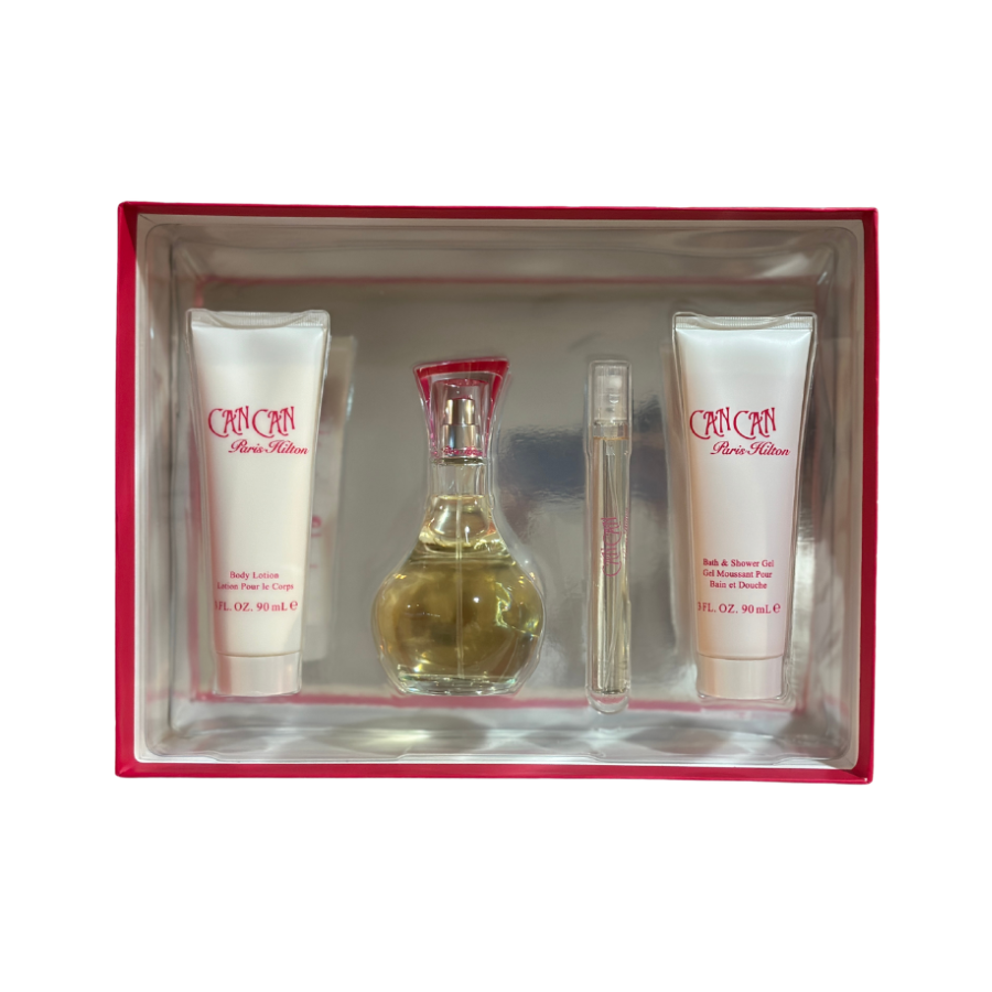 Paris Hilton Can Can EDP (W) 4pc Gift Set