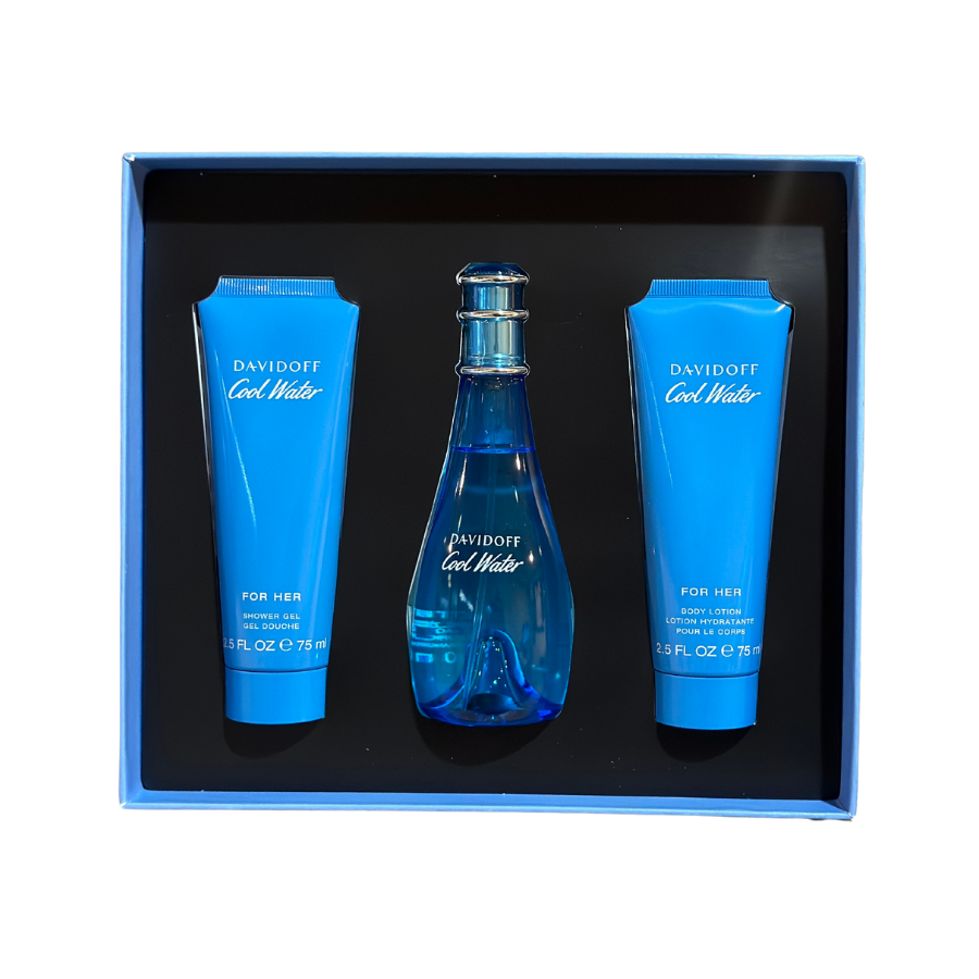 Cool Water EDT (W) 3pc Gift Set