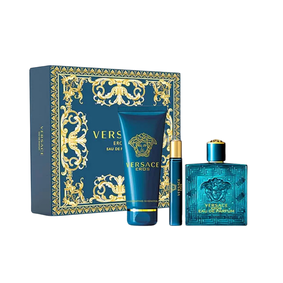 Versace Eros EDP (M) 3pc Gift Set