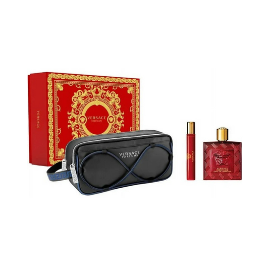 Versace Eros Flame EDP (M) 3pc Gift Set