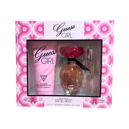 Guess Girl EDT (W) 3pc Gift Set