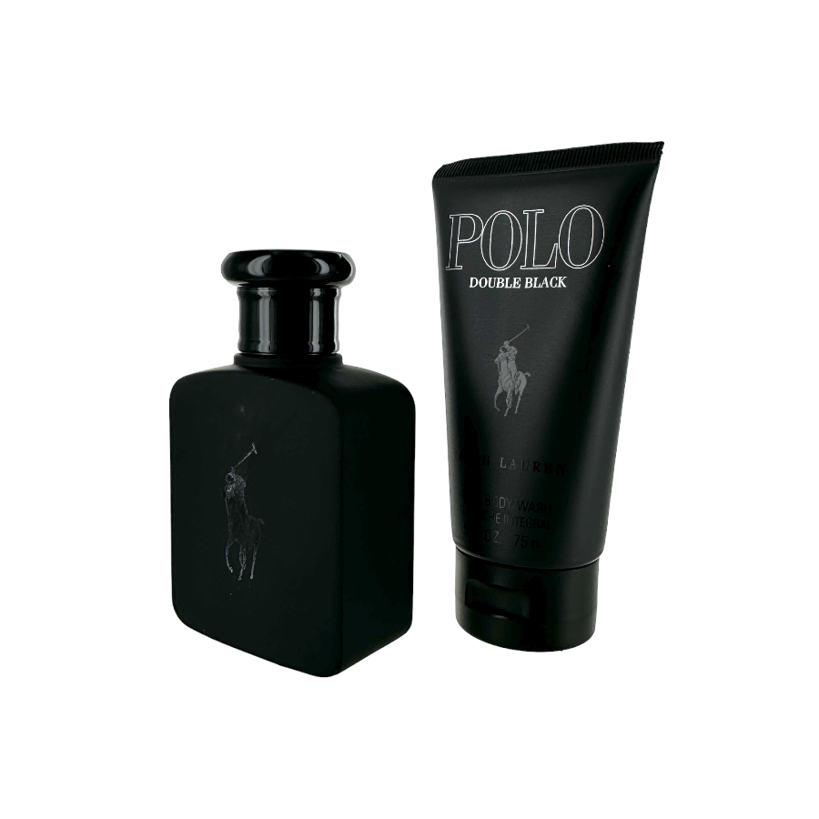 Polo Double Black EDT (M) 2pc Gift Set