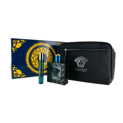 Versace Eros EDT (M) 3pc Gift Set