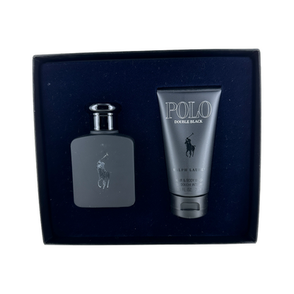 Polo Double Black EDT (M) 2pc Gift Set