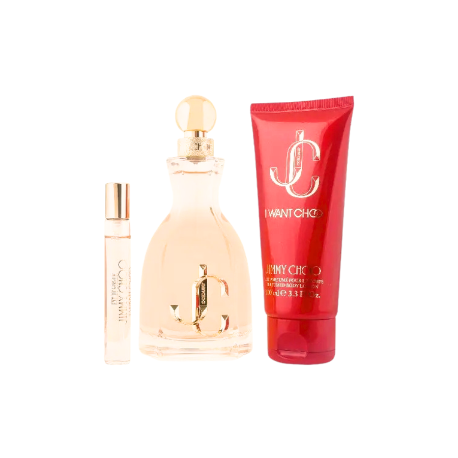 Jimmy Choo I Want Choo EDP (W) 3pc Gift Set