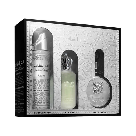 Lattafa Fakhar (M) EDP 3pc Gift Set