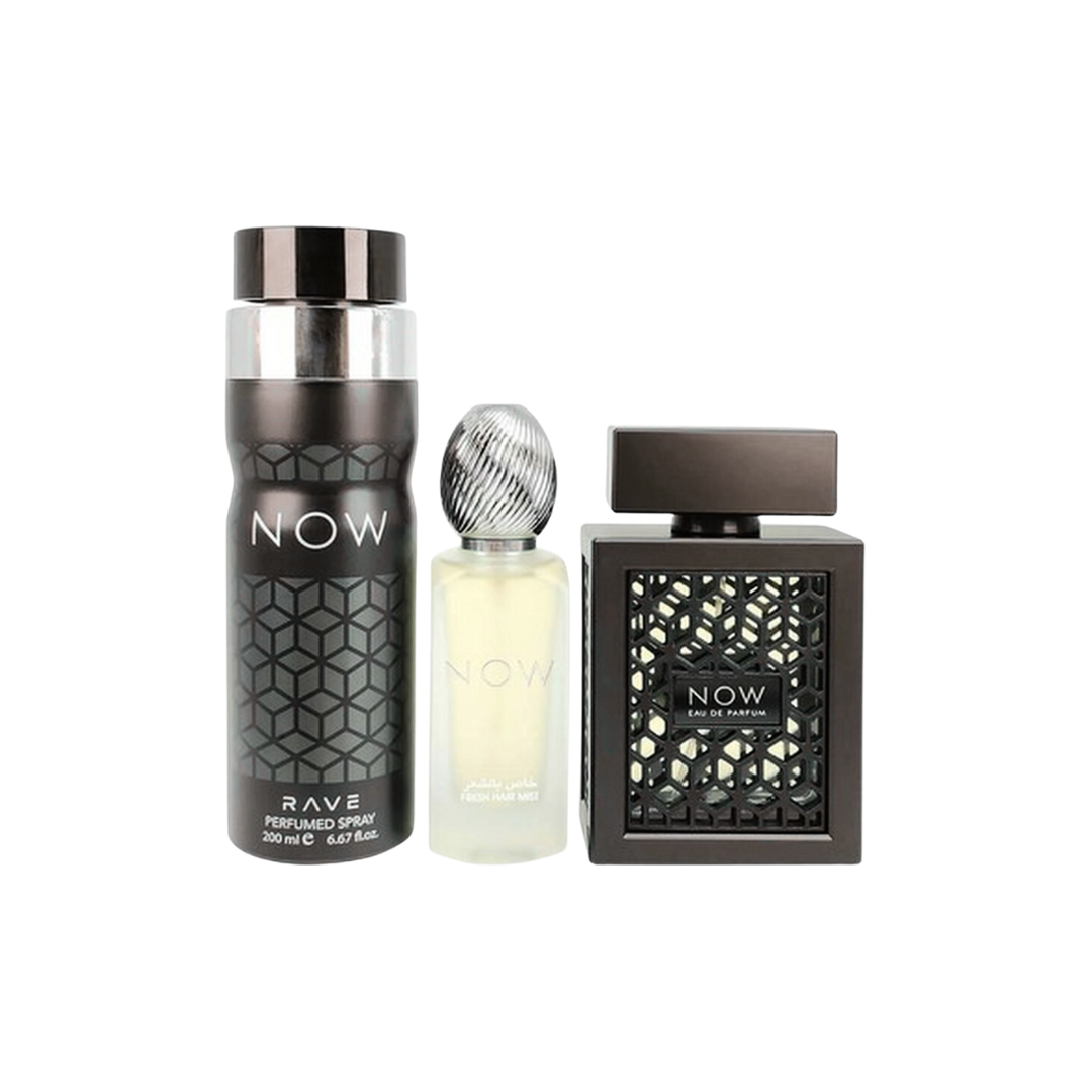 Lattafa Rave Now (Unisex) EDP 3pc Gift Set