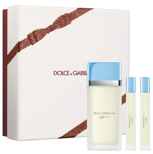 D&G Light Blue (W) EDT 3pc Gift Set
