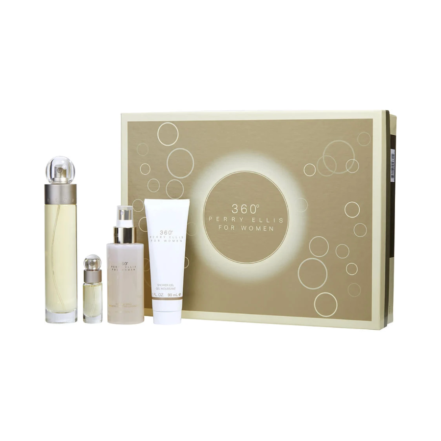 Perry Ellis 360 EDT (W) 4pc Gift Set