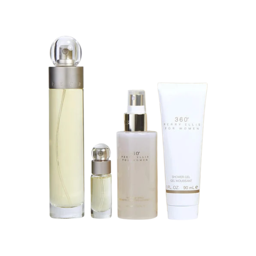 Perry Ellis 360 EDT (W) 4pc Gift Set