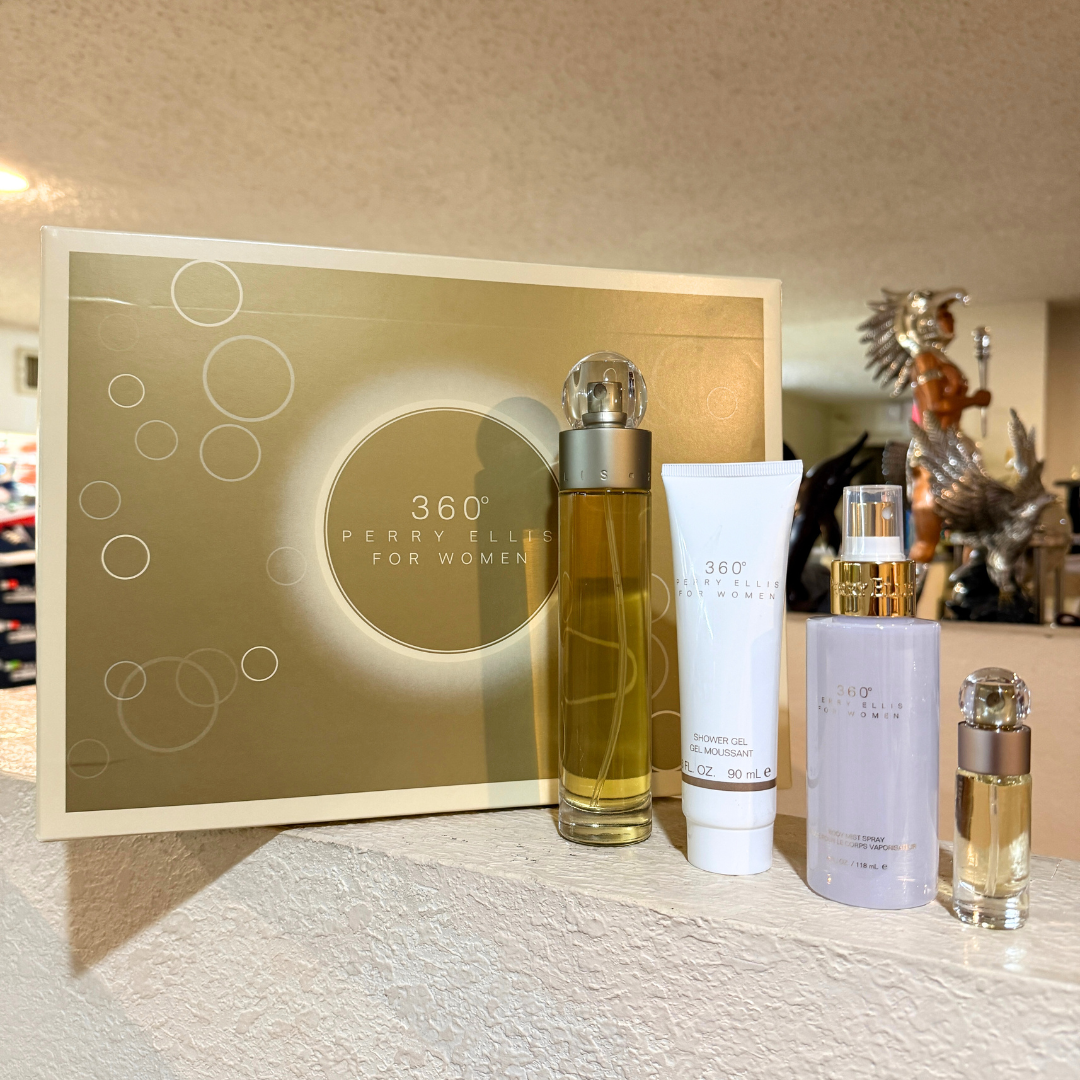 Perry Ellis 360 (W) EDT 4pc Gift Set