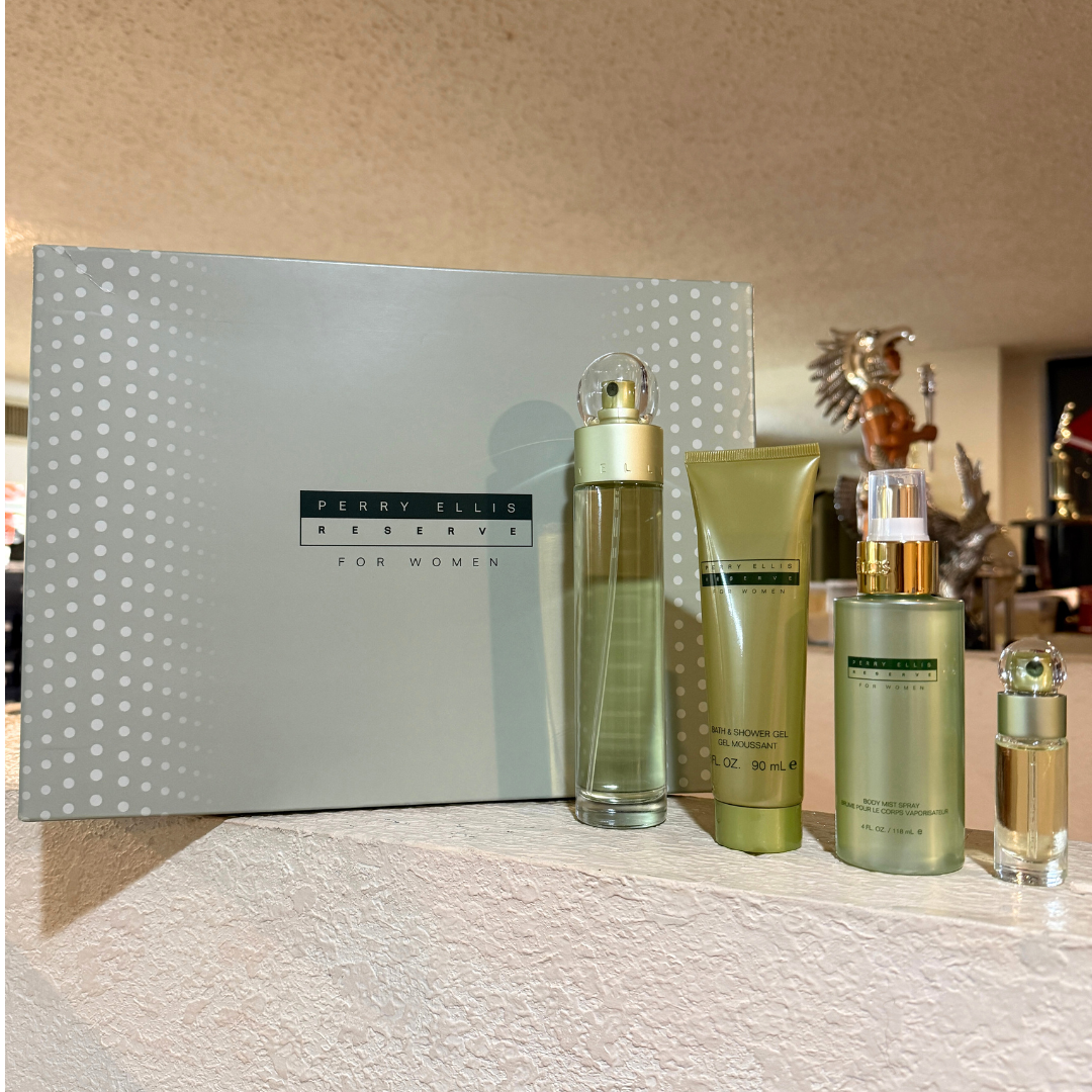 Perry Ellis Reserve (W) EDP 4pc Gift Set