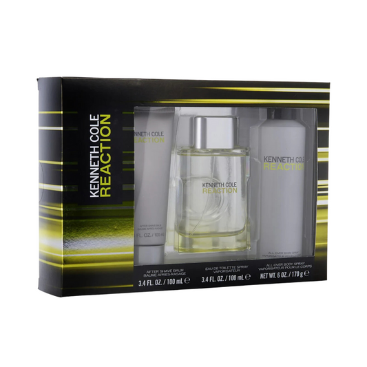 Kenneth Cole Reaction EDT (M) 3pc Gift Set