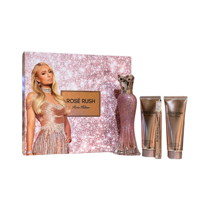 Paris Hilton Rose Rush (W) EDP 4pc Gift Set